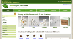 Desktop Screenshot of greenpaperproducts.com