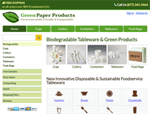 Tablet Screenshot of greenpaperproducts.com